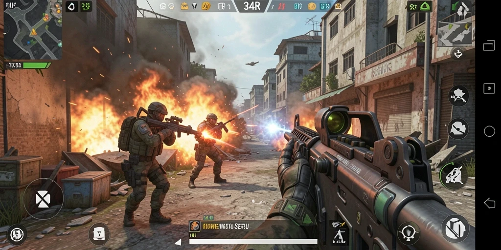 Penampilan mendebarkan dari pertempuran FPS dalam 34R.