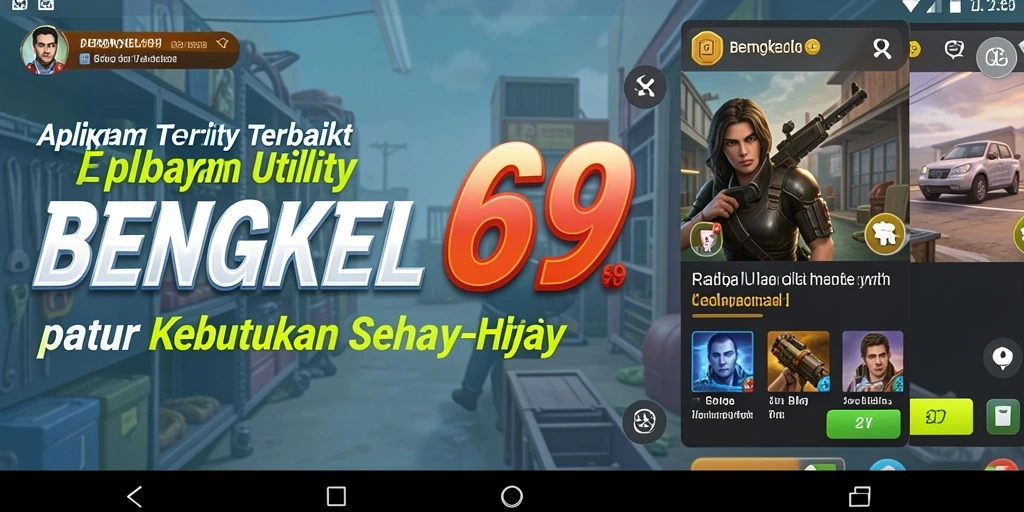 Tampilan antarmuka utama BENGKEL69 yang mudah dipahami.