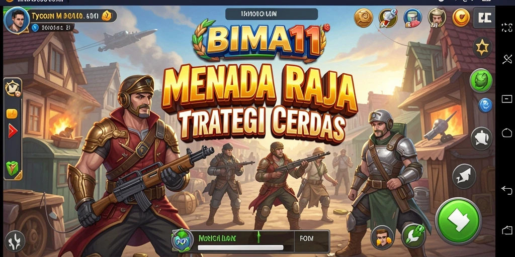 Tampilan permainan Tycoon yang menarik dan interaktif di BIMA11.