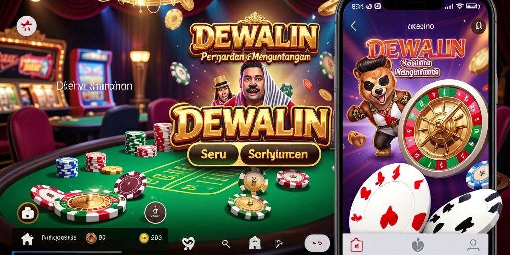 Screenshot DEWALIN menampilkan gameplay seru di Kasino.