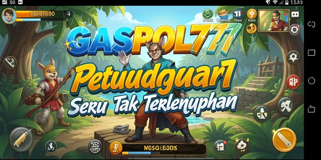 Screenshot gameplay GASPOL77 menampilkan petualangan seru dengan grafik memukau.