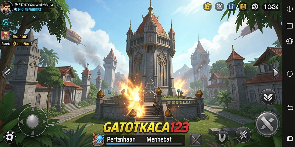 Tampilan gameplay GATOTKACA123 yang seru dan menegangkan.