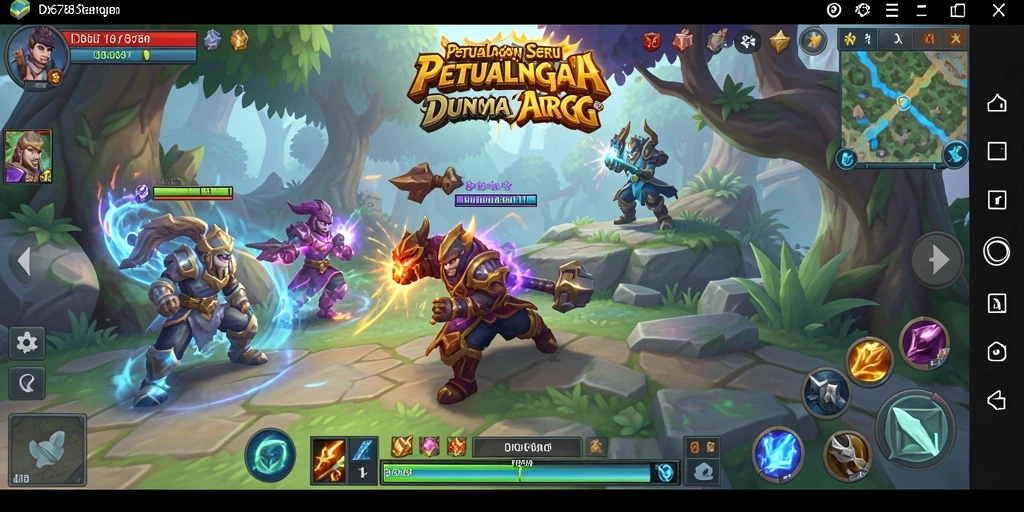Tangkapan layar ID6788 menampilkan pertarungan epik dalam dunia ARPG.