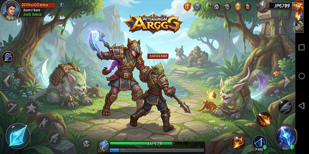 Gameplay ARPG yang epik dan seru dalam JP6789.