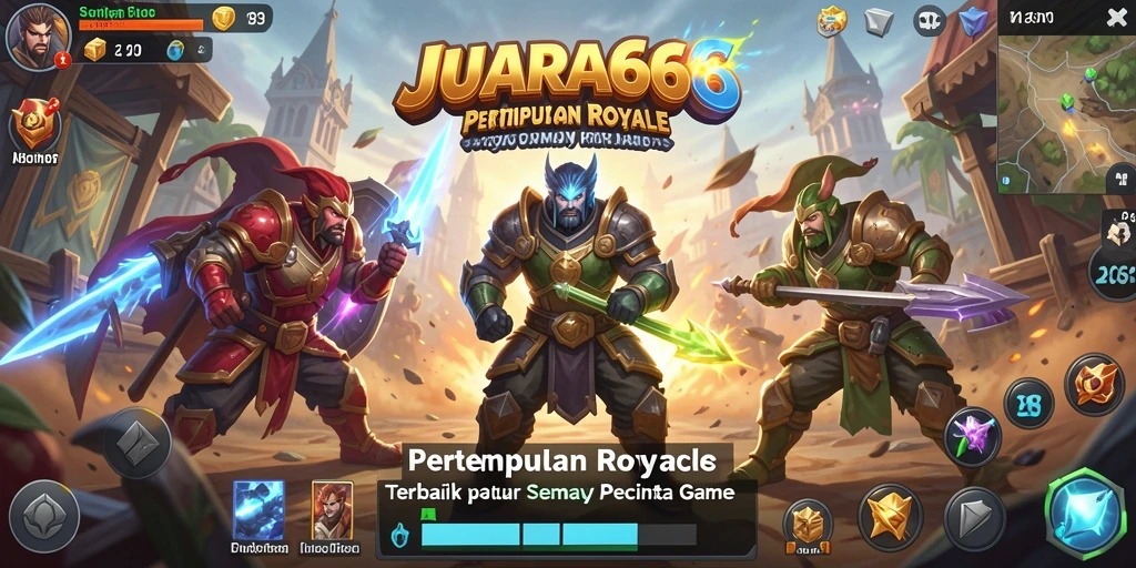 Tangkapan layar <strong>JUARA666</strong> menampilkan aksi pertempuran yang mendebarkan di arena.