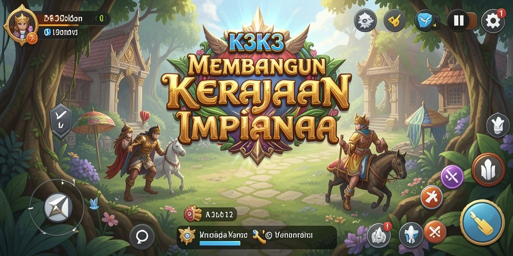Tangkapan layar menunjukkan gameplay strategis K3K3 yang mendalam.