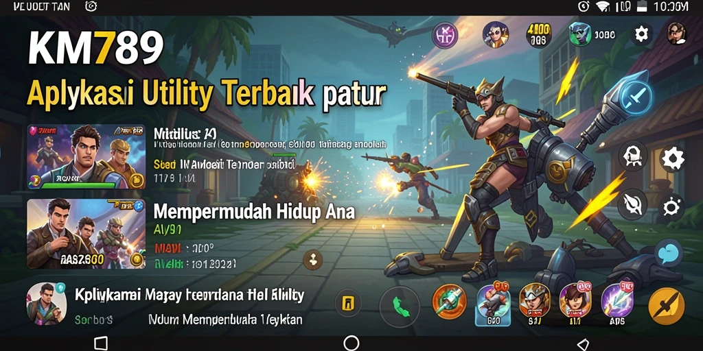 Tampilan antarmuka KM789 yang intuitif dan mudah digunakan.