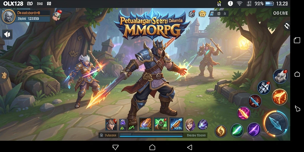 Tampilan gameplay <strong>OLX128</strong> dengan grafis yang memukau dan aksi petualangan yang seru.