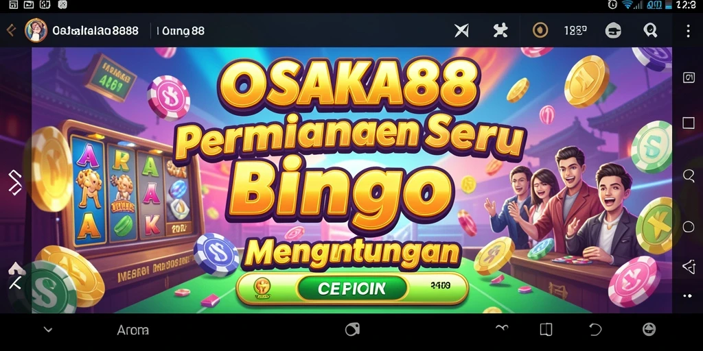 Gameplay seru Bingo di OSAKA88 menunjukkan keseruan permainan.