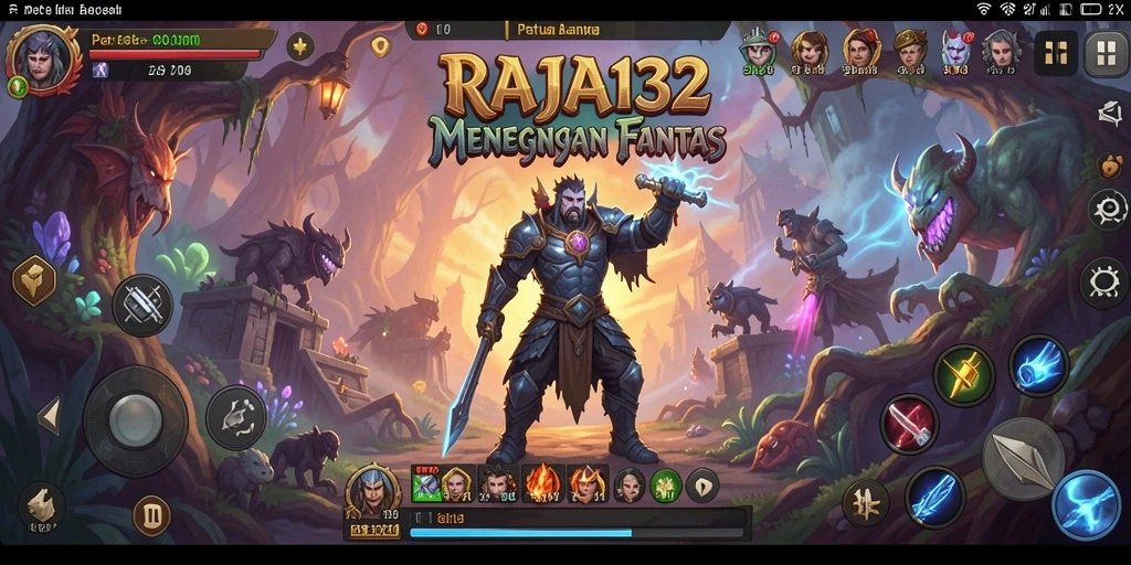 Tampilan gameplay RAJA132 dengan petualangan yang mendebarkan.