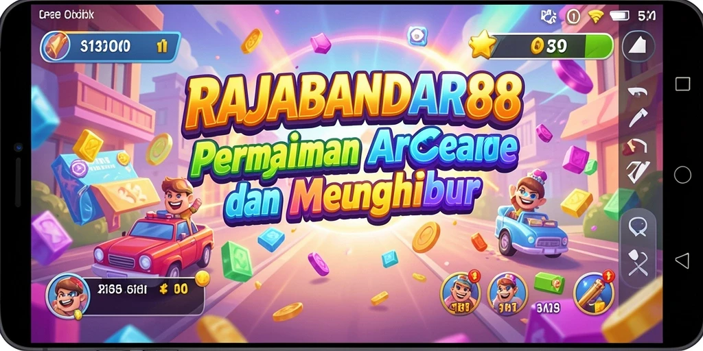 Tampilan gameplay seru dari RAJABANDAR88 yang mengasyikkan.