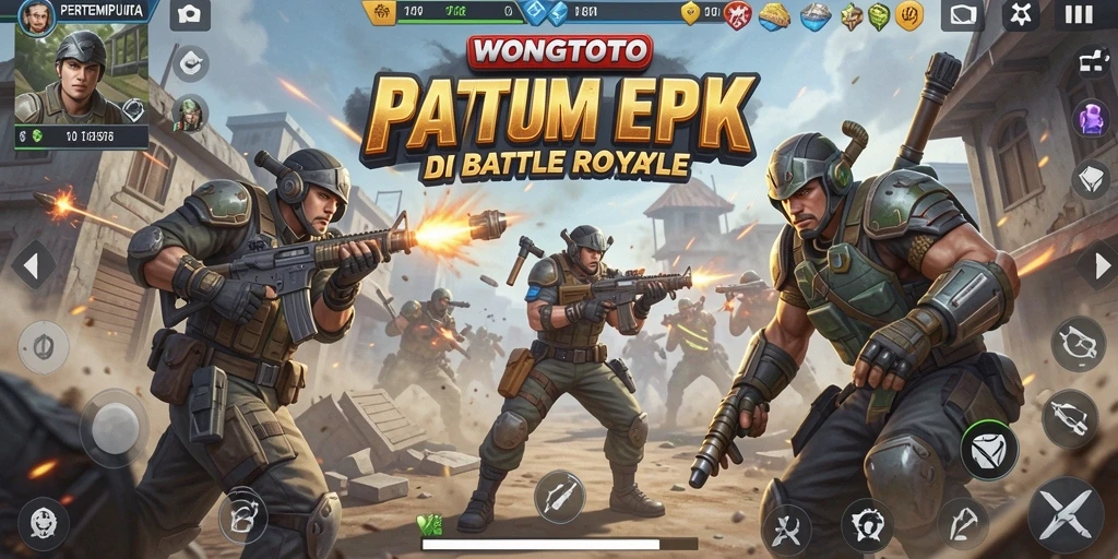 Gameplay seru WONGTOTO dalam aksi Battle Royale